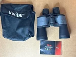 Vivitar X Binocular Model # VIV-CS-850 H Full-size W/ Carrying Case & Strap. Fixed Price $14.99.