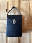 Vintage Bushnell Sportview Hard Black Leather Binoculars Case Only W/ Strap. Fixed Price $9.99.