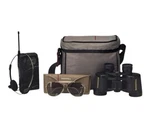 Bushnell Sport Pak 163410 Complete Package -binoculars, Sunglasses, Radio & More. Fixed Price $89.00.