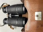 Vintage Airguide 5X40 Achromatic Binoculars Made Usa W/ Original Leather. Fixed Price $29.95.