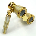 Nauticalmart Brass Binocular Mother Of Pearl Opera. Fixed Price $65.52.