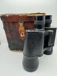 Vtg Luna Binoculars 7X 50 Field 7.1 Coated Optics & Case Movie Prop Accent Decor. Fixed Price $18.95.