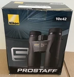 Brand New Nikon Prostaff 10X42MM Black Waterproof Binoculars Model 7571. Fixed Price $174.95.