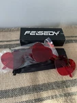 Rimless Heart Shape Sunglasses Transparent Party Favors 2 In Box. Fixed Price $7.00.