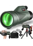 12X60HD Monocular Telescope For Adults With Smartphone Adapter Tripod Hand Strap. Fixed Price $47.66.