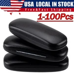 New Clam Shell Hard Eyeglasses Pu Case Black W/microfiber Cleaning Cloth. Fixed Price $137.99.