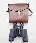 Vintage Binoculars Krombach & Lust Wetzlar 7X35 Germany W/ Strap And Case. Fixed Price $75.00.