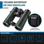 Barska Best Golf Waterproof Binoculars, W/ Strap & Carry Case, 10X34, AB12524. Fixed Price $114.99.