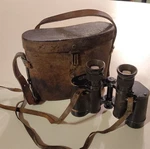 Leitz Wetzlar L25 Binoculars 6X25 Black With Leather Case 116895. Fixed Price $175.00.