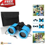 Kids Binoculars Set For Ages 3-12 Safe, Lightweight, Perfect Outside Play. Fixed Price $15.74.
