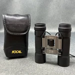 Focal DA-1025 Compact Binoculars 10X25MM Field 5.8 Black Travel Case Vintage. Fixed Price $24.00.