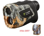 700/1000Y Hunting Rangefinder, Rechargeable, 6X, Water-resistant Case Laser Camo. Fixed Price $67.99.