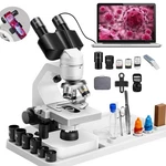 2000X Zoom Binocular Optical Microscope With Electronic Eyepiece, Laboratory. Fixed Price $125.90.