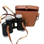 Vintage Palomar 8X30 Binoculars Field 7.5 Coated Optics With Leather Case Strap. Fixed Price $29.79.