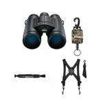 Nikon 10X42 Laserforce Rangefinder Binoculars With Retractable Tether Bundle. Fixed Price $1019.00.