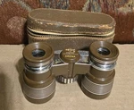 Vtg Swift Arena Brown Opera Binocular Glasses 2.5X Model 812 Case. Fixed Price $36.00.