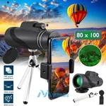 Day&night Vision 80X100 Hd Optical Monocular With Fmc Lens Waterproof Fr Camping. Fixed Price $22.49.