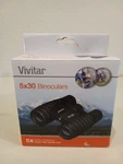 Vivitar 5X30 Powerful Binoculars Compact Lightweight W/ Case Box Clean Black New. Fixed Price $18.47.