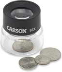Lumiloupe 10X Power Black/clear Stand Magnifier, Ambient Light, 1.0 Inch Lens Di. Fixed Price $14.95.