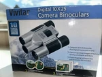 Vivitar Digital 10X25 Compact Binoculars Camera Coated Lens Roof Prism Software. Fixed Price $14.99.
