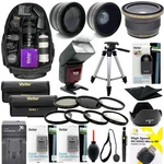 Nikon D3300 D3200 D5300 D5200 Dslr Camera Everything You Need Hd Accessory Kit. Fixed Price $222.61.