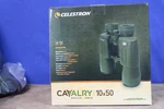 Celestron Cavalry 10X50 Binoculars Model #71424 Waterproof Fogproof W/case #291. Fixed Price $85.00.