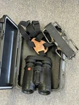 Leica Duovid Binoculars 8-12X42 With Extras Hard Case. Fixed Price $1460.00.
