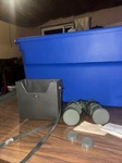 Vintage Sears Army Green Binoculars Model No. 473 2586500 10X50MM With Case. Fixed Price $65.00.