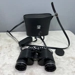 Vintage Sears Discoverer Binoculars 6212 Case Black Extra Wide Angle 7X35. Fixed Price $24.99.