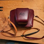 Leitz Wetzlar Burgundy Leather Case 14504 For Leicaflex Sl, SL2, Cameras, Ex++. Fixed Price $122.00.
