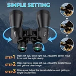 Sogries 20X60 Binoculars High Powered Waterproof Fog Compact. Fixed Price $59.46.