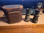 Wwi Antique German Fernglas 08 Binoculars Emil Busch Rathenow W/ Case. Fixed Price $60.00.