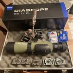 Zeiss Diascope 65 T*fl Straight Spotting 15-45X Eyepiece Excellent. Fixed Price $1500.00.