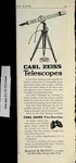 1922 Carl Zeiss Telescopes Binoculars Harold M Bennett Vintage Print Ad 5808. Fixed Price $14.97.