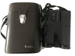 Vintage Kenko Field Binocular With Original Leather Case 6X 12X30 Coated Optics. Fixed Price $80.00.