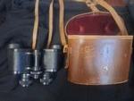 Vintage Barr & Stroud Binoculars Original Leather Case Named Provenance.... Fixed Price $364.85.