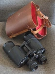 Vintage Holmar 7X50 Binoculars Japan Coated Optics With Leather Case Clear. Fixed Price $62.99.
