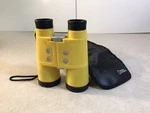 Vintage Rare National Geographic Society Kids Childrens Yellow Binoculars Case. Fixed Price $24.99.