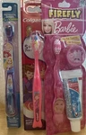 Firefly Barbie Soft Bristle Toothbrush My Fab Travel Kit 2014 & Disney Princess. Fixed Price $10.00.