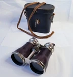 Antique Marquise Paris France Binoculars Opera Theatre Glasses Leather Grip-case. Fixed Price $52.50.