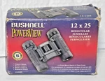 L5 New Vintage Bushnell Powerview 12X25 Compact Binoculars 13-1225. Fixed Price $22.00.