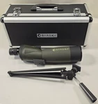 Barska Blackhawk 20-60X60 Wp Straight Spotting Scope W/ Hard Carry Case & Tripod. Fixed Price $136.11.