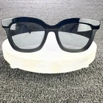 Diff Eyewear Carson BK-GR39P Polarized Sunglasses Black Square Frame Gray Lens. Fixed Price $28.00.