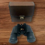 Vintage Bushnell Sportview Binoculars 7X50 Wide Angle 380FT 1000 Yds W/ Case. Fixed Price $17.99.