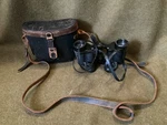 Vintage 1930S Carl Zeiss Jena Binoculars Turactem 8 X 24 With Leather Case. Fixed Price $120.00.