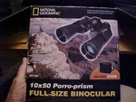 National Geographic Binoculars, 10X50 Porro Prism, Full Size; Orig Box. Fixed Price $46.99.