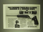 1994 Simmons Scope Ad - J.d. Jones Handgun. Fixed Price $19.99.