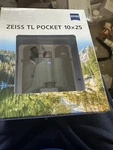 Zeiss Terra Tl 10X25MM Binoculars Green/black. Fixed Price $250.00.