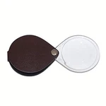 6X Eschenbach Leather Folding Teardrop Pocket Magnifier - Burgundy. Fixed Price $59.95.