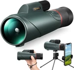 Monocular 12X50 W/ Tripod Mobile Holder For Outdoor Hunting Camping Waterproof. Fixed Price $26.50.